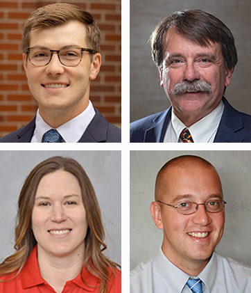 Dathan Smercheck, Terry Engelken, Rachel Friedrich, Drew Magstadt.
