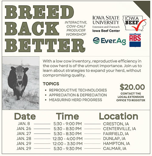 Breed Back Better workshop flyer.